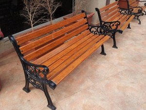 Bancos de jardín y patio de hierro fundido de la mejor calidad 2025, muebles de jardín duraderos - Product Image 4