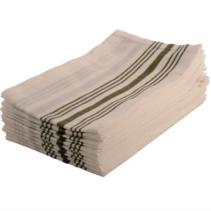 Serviette bistro 100% coton-Vert olive durable à séchage rapide tissé pour un usage domestique - Product Image 1