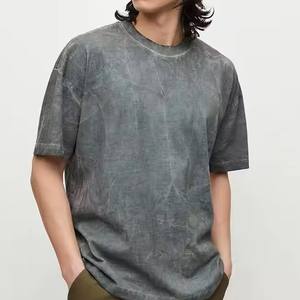 Chemises à col rond Poids lourd 300GSM Distressed Oversized Drop Shoulder Casual Wear Slim Fit Style avec la plus haute qualité pour les hommes - Product Image 6