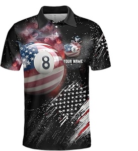 Camisetas de Billar Personalizadas para Hombres, Camisetas de Equipo de Billar, Impresión por Sublimación, Secado Rápido, Transpirables, Tallas Grandes, Ropa Deportiva - Product Image 2