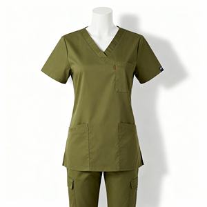 La mejor venta al por mayor de enfermería, conjuntos de uniformes médicos de Spandex, conjuntos de uniformes médicos disponibles a precio barato - Product Image 5