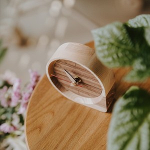 Rich wooden texture adds depth and warmth to flat or neutral interiors <b>clock</b> acts as functional timepiece and a decorative art - Product Image 3