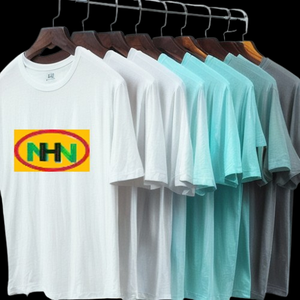 T-shirt Homme Tendance Couleur Unie Respirant 100% Coton Personnalisable Mode Vente en Gros Exportation Bangladesh - Product Image 1