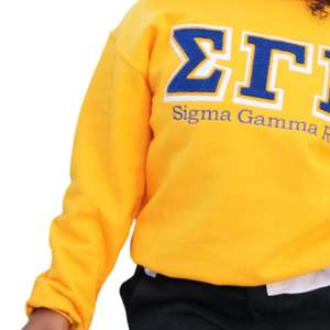 Oro Vintage Varsity Unisex Sudadera Premium Algodón Pullover Sorority Wear Casual Outfit School Event Ropa - Product Image 6