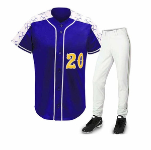 Uniforme de béisbol de poliéster 100% personalizado de alta calidad para hombres, ropa deportiva de nuevo estilo, ropa de equipo transpirable - Product Image 2