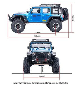 YIKONG YK4102 1/10 RC Rock Crawler 4WD con Eje de Portal, Coche Teledirigido con Bloqueo de Diferencial, 2 Velocidades, 6 Canales, Camión Eléctrico de <span class=keywords><strong>Hobby</strong></span> ARTR - Product Image 6