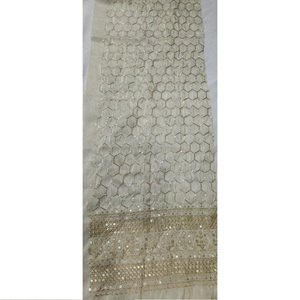 Tissu de broderie en organza de haute qualité pour mariage et tenue formelle disponible au meilleur prix - Product Image 2