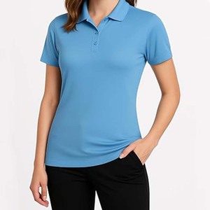 เสื้อผู้หญิงแบบ OEM สั่งทำขายส่ง พิมพ์โลโก้ตามต้องการ ผ้าแคนวาสเนื้อนุ่ม ระบายอากาศได้ดี กันยับ ผ้าฝ้าย 100% แบบถัก - Product Image 2