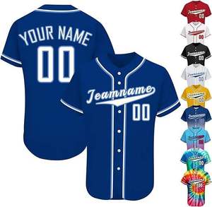 Camiseta de Softbol Premium Sublimada de Manga Corta con Dos Botones en la Parte Delantera, Malla Transpirable, Impresión Vibrante de Gráficos Completos del Equipo - Product Image 2