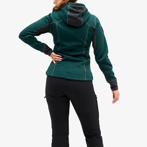 2024 tendencia de moda de alta calidad cuello redondo cremallera completa Sudadera con capucha OEM fabricante de ropa personalizada de BD Garment Factory - Product Image 5