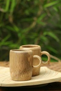 Taza de madera clásica Natura 100% con color de madera natural para bebidas como café, té, bebidas calientes E.t.c utilizado en el hogar Hote - Product Image 2