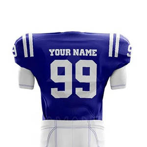 Uniforme de Fútbol Americano al por Mayor, Personalizable con Nombre de Equipo, Mangas Cortas, Transpirable, 100% Poliéster, Alta Calidad, AMANO SPORTS - Product Image 5