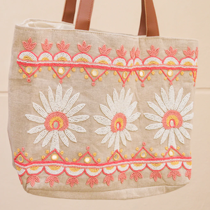 Bolso de mano con cuentas de madera huecas para mujer de gran capacidad hecho a mano nuevo geométrico abierto de glowin fashion - Product Image 4