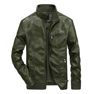 Nouvelle arrivée Veste en cuir véritable pour hommes Vestes en cuir de moto Streetwear Manteau Homme Combinaisons bomber Veste pour hommes - Product Image 3