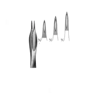 2023 FEILCHENFELD Splinter And Cilia Forceps Straight Stainless Steel Splinter And Cilia Forceps BY GRAYROCKS ENTERPRISES