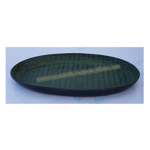 Hot Selling Wholesale Metal Oval Tray Decorative Metal Fruit Dish and Platter for Dining Table Centerpieces - Product Image 5