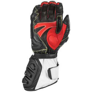Gants de course en cuir noir véritable pour hommes et femmes hiver et été équipement de protection de moto pour route OEM prix bon marché - Product Image 4
