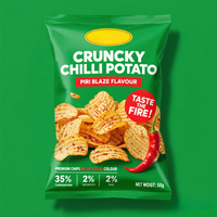 Sacs en plastique BOPP/VMPET/PE personnalisés de qualité alimentaire pour l'emballage de chips en gros