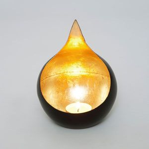 Vente en gros de bougeoirs en fer de haute qualité, personnalisés, avec revêtement en poudre noire, fabrication artisanale, découpe à la presse, impression, vente chaude, décoration de Noël - Product Image 5