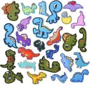 60 parches bordados de estilos surtidos aleatorios, colores vivos brillantes, apliques de parche para coser/planchar para ropa, vestido, - Product Image 2