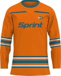 Ensemble de maillots de hockey sur glace adultes en polyester réversible sur mesure porter avec nom d'équipe imprimé pour adultes - Product Image 5