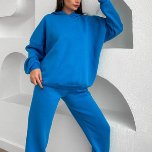 New Arrival Women Clothing Custom Heavyweight Embossed Hoodies Oversized Fleece Plain Plus Size Women Hoodies Sweatshirts Cotton - Product Image 2