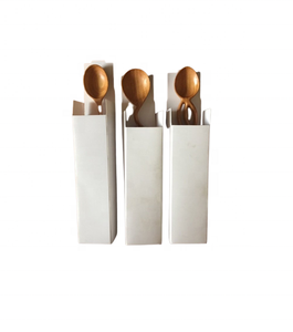 Soporte de cuenco de bambú de Vietnam para cocina, sala de estar, decoración del hogar, Natural cuchara de madera, taza de madera de acacia con asa para regalo de fiesta en casa - Product Image 2