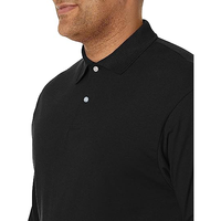 T-shirt en maille unisexe de qualité supérieure en polyester personnalisé, manches courtes, couleur unie, léger, respirant, formel, 200g
