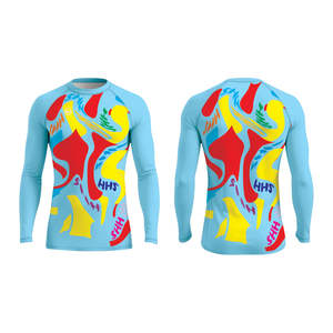 Camiseta de Manga Larga Unisex con Protección UV y Diseño Único en el Panel del Pecho, de Secado Rápido, en Tela de Algodón y Poliéster - Product Image 1