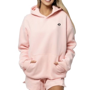 Sudaderas Lisas de Felpa para Mujer, Corte Holgado, Tejido Suave Cepillado, Manga Larga, Ropa Casual para Compras al por Mayor - Product Image 1