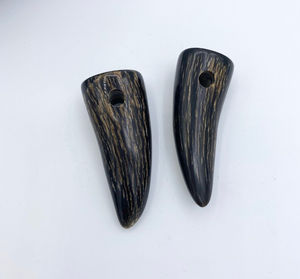 Puntas de cuerno natural: piezas artesanales ecológicas de primera calidad para joyería y decoración, estilo religioso único con acabado pulido - Product Image 4