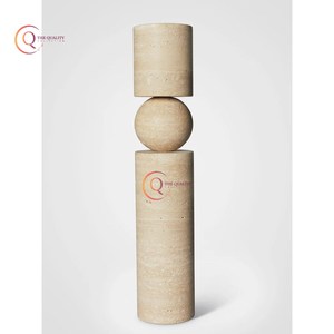 เชิงเทียนหินอ่อนทำด้วยมือเพิ่มสัมผัสของความหรูหราและความอบอุ่นให้กับห้องใดๆด้วยการออกแบบที่ไม่ซ้ำใครเหนือกาลเวลา - Product Image 5