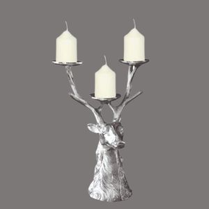 Bougeoir élégant en forme d'ouragan en forme de cerf Décoration rustique pour fête de mariage et centres de table de fête - Product Image 3