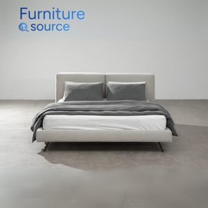 Muebles de cama de madera elegante-Marco de cama de madera maciza con acabado de chapa para muebles de dormitorio-Proveedor de cama personalizado de Vietnam - Product Image 3