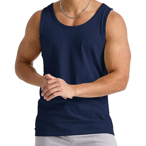 Tùy Chỉnh Người Đàn Ông Của Tank Top Dệt Kim Dệt Cá Nhân Logo Không Tay Thiết Kế Cho Phòng Tập Thể Dục Chạy Tập Thể Dục Tạo Ra Của Riêng Bạn Độc Đáo Hàng Đầu - Product Image 5