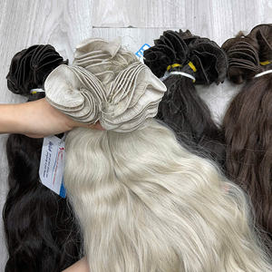 Extensiones de Cabello Tejidas a Mano, Tendencia 2026, Cutícula Alineada, Onduladas Suaves, Precio de Mayoreo de Vietnam - Product Image 1