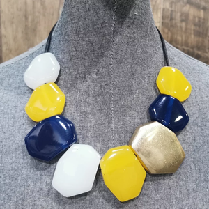 Cuentas grandes de resina para mujer, calidad de espejo, cuentas de resina multicolor, alto pulido, joyería de mujer, collar de nuevo diseño - Product Image 6