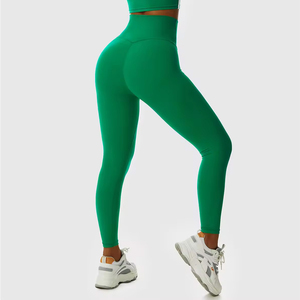 Lupin Felt, pantalones de Yoga deportivos sin costuras con etiqueta personalizada para mujer, cintura alta, Control de barriga, mallas de entrenamiento físico, levantamiento de glúteos, Verano - Product Image 1