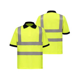 Nouveauté chemise de travail personnalisée polos à manches courtes personnalisés vêtements de travail de protection haute visibilité chemise réfléchissante - Product Image 6