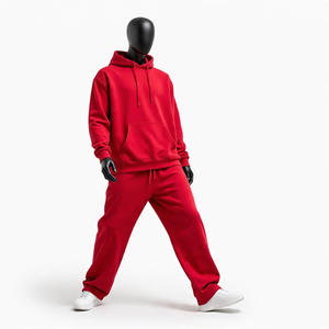 Ensemble de survêtement d'hiver avec logo personnalisé imprimé, survêtement à capuche en 2 pièces, 100% coton, tenue d'entraînement, pantalon de survêtement pour la salle de sport et le fitness - Product Image 2