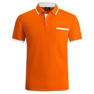 Polo pour hommes avec logo personnalisé Polo à manches courtes en coton de qualité supérieure au design uni Polo pour hommes OEM pour la vente en gros - Product Image 5