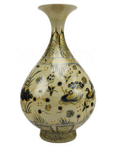 Jarrón de Flores Moderno de Metal con Diseño Clásico Royal de Vishal Handicraft, Alta Calidad, Tamaño M, Gran Venta para un Estilo Elegante - Product Image 1