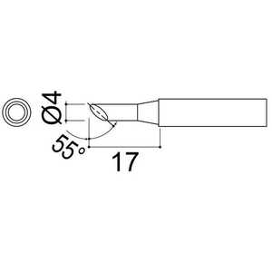Punta de Soldadura de Cobre Serie 900M Tipo Cuchilla para Aplicaciones de Soldadura con Soldador Eléctrico - Product Image 2