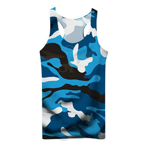 OEM Men's Gym <b>Vest</b> | Athletic Sleeveless Muscle Tank Top | Custom Logo Design Solid Tank Top for Men with Gym Sports Wholesale - Product Image 3