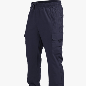Pantalones Tácticos Negros 100% Algodón, Cintura Media, Lavado Oscuro, Pierna Ajustada, Corte Regular, Cómodos y Flexibles, Suministro al por Mayor - Product Image 1