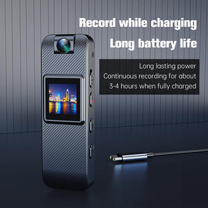 กล้องบันทึกวิดีโอแบบสวมใส่ตัว ความละเอียด 1080P Full HD พร้อมเลนส์หมุนได้ 180 องศา สำหรับการรักษาความปลอดภัย - Product Image 2