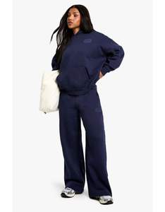 Conjunto de Sudadera con Capucha y Pantalones Deportivos de Dos Piezas con Logotipo Personalizado Bordado y Estampado Puff, Estilo Deportivo Urbano, para Mujer - Product Image 6