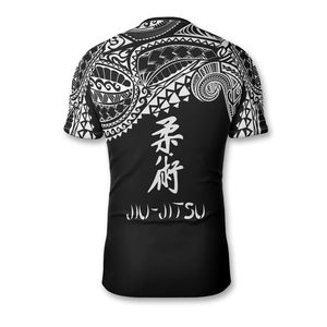 Camiseta Rashguard de manga corta a la moda, tela flexible suave, diseños personalizados coloridos para marcas y promociones de ropa deportiva - Product Image 3