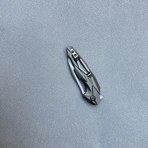 LHSR19 Hoja hueca Negro Anodizado Drop Point Cuchillo <span class=keywords><strong>de</strong></span> bolsillo Esqueleto Diseño novedoso Mango <span class=keywords><strong>de</strong></span> aleación <span class=keywords><strong>de</strong></span> aluminio Cuchillo plegable <span class=keywords><strong>de</strong></span> <span class=keywords><strong>supervivencia</strong></span> - Product Image 5