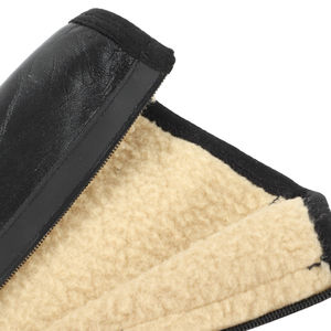 Fournisseur direct d'usine, chaussettes en cuir de vache véritable, antidérapantes, légères, confortables, respirantes, sur mesure, pour hommes, hautes - Product Image 5